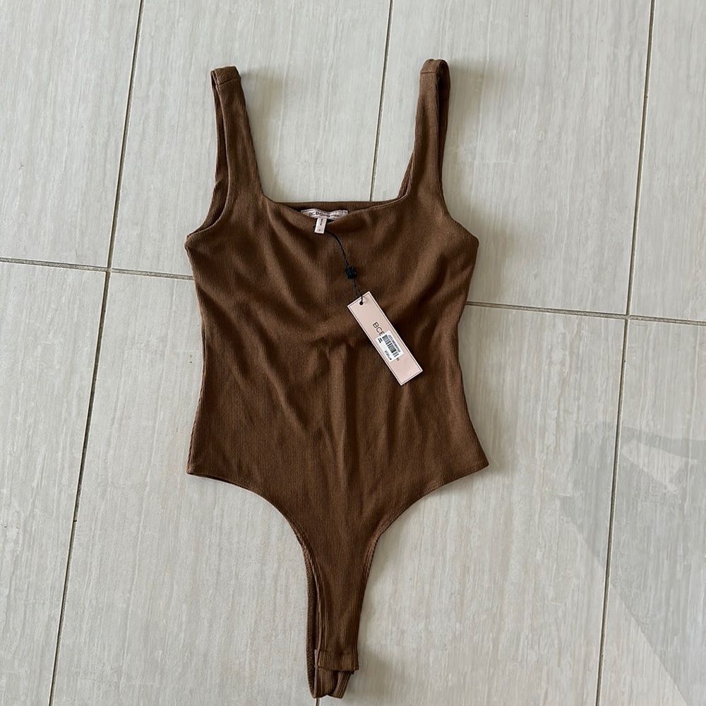 BCBG Brown Bodysuit